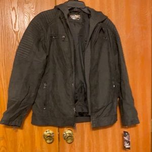 First Wave boys XL jacket with detachable hood NWT